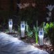 Elegantné záhradné solárne osvetlenie LED - automatické osvetlenie, vodotesné IP44
