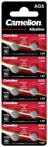 Camelion AG5 / LR48 Alkalický knoflíkový článok B10