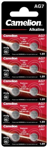 Camelion AG7 / LR57 Alkalický knoflíkový článok B10