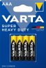 VARTA Superlife Poloodolná mikro batéria AAA B4