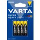 VARTA Superlife Poloodolná mikro batéria AAA B4