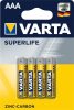 VARTA Superlife Poloodolná mikro batéria AAA B4