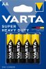 VARTA Superlife polovičná životnosť tužkovej batérie AA LR6 B4