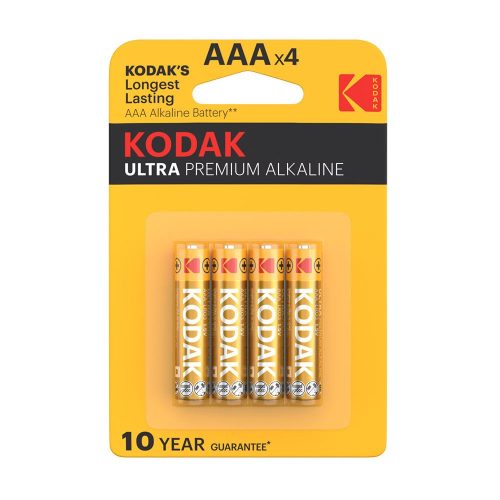 Kodak Ultra Premium alkalická mikro batéria AAA LR03 (1,5 V) B4