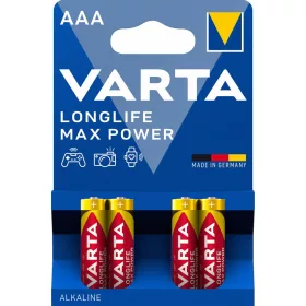   VARTA Longlife Max Power Alkalická mikro batéria AAA B4 s dlhou životnosťou