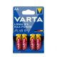 Alkalická tužková batéria VARTA Longlife Max Power LR6 AA B4