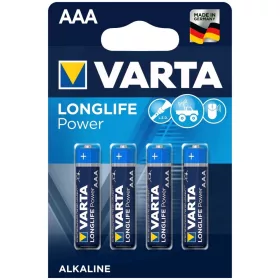   VARTA Longlife Power Alkalická mikro batéria AAA B4 s dlhou životnosťou