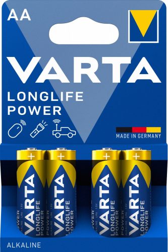 Alkalická batéria VARTA Longlife Power AA LR6 B4