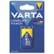 Alkalická 9V batéria VARTA Longlife Power B1