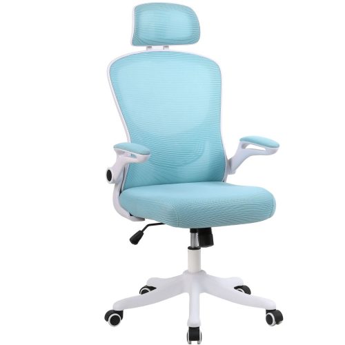 Kancelárske otočné kreslo, ergonomické kreslo White-Menta