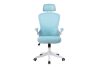 Kancelárske otočné kreslo, ergonomické kreslo White-Menta