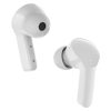 Bezdrôtové slúchadlá Zelux, Bluetooth 5.3, potlačenie šumu, displej, biele