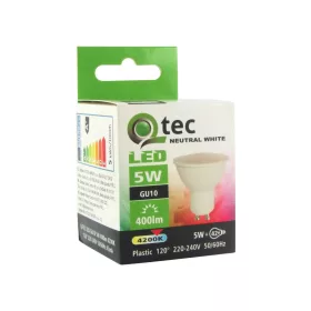 QTEC LED žiarovka Spot 5W GU10 - zdroj svetla 4200K