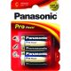 Alkalická detská batéria Panasonic Pro Power LR14C s dlhou životnosťou B2