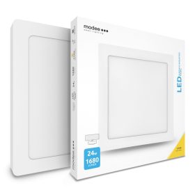 LED panel Slim Square - povrchová montáž 24W 2700K
