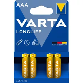   VARTA Longlife Alkalická mikro batéria s dlhou životnosťou AAA B4