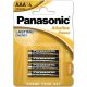 Panasonic ALKALINE Power micro batéria s dlhou životnosťou AAA LR06 B4