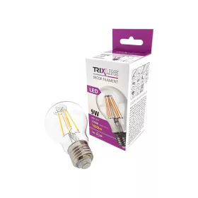   Trixline Led Filament dekoratívna žiarovka A60 9W E27 Guľový zdroj svetla 2700K