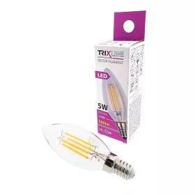   Trixline LED žiarovka C35 5W E14 Zdroj svetla sviečky 2700K