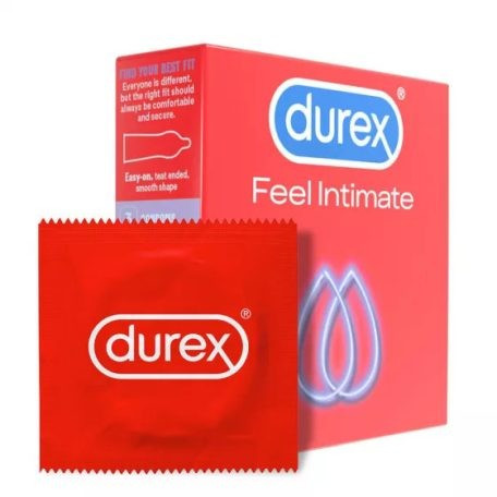 Kondómy Durex Feel Intimate, 3 kusy, ultra tenké, s extra lubrikáciou