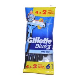 Gillette Blue 3 Smooth jednorazový holiaci strojček 6ks