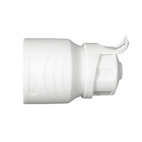 Biela výkyvná zástrčka, schuko 16 A