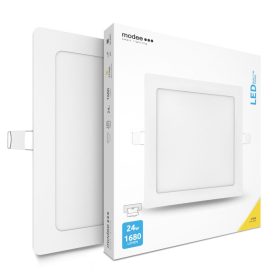 Modee LED Panel Négyzet - Beépíthető 24W 2700K