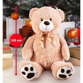 Plüss mackó, Fido 100 cm-es plüss maci, bézs