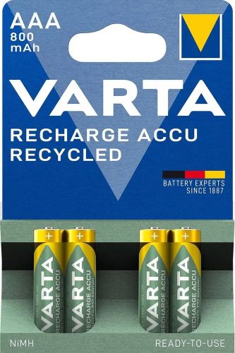 VARTA batéria R2U micro AAA longlife HR03 800mAh B4