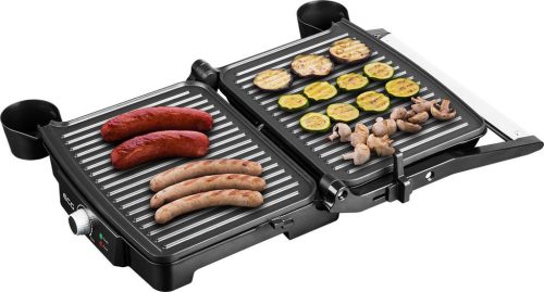 Kontaktný gril 2000 W, 3 režimy grilovania, nepriľnavá grilovacia doska, otváranie, regulácia tepla