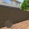 Sieť proti oslneniu - čiernohnedá 1,5 x 10 m odolná voči UV žiareniu, hustá 200 g/m2