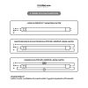 LED trubica T8 Glass 10W 600mm 4000K (1200 lumenov)