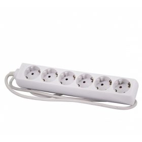   Predlžovací kábel 6 zásuviek 5m schuko 16A, kábel 1,5mm2