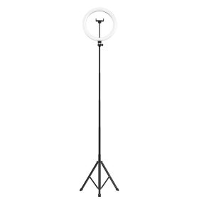   LED körlámpa, körfény 2 méteres állvánnyal állítható színhőmérséklettel