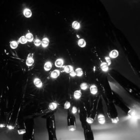   LED karácsonyi fényfüzér 120 LED, hidegfehér, 12 méter hosszú, IP44