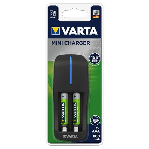 Nabíjačka batérií Varta + 2 x 800 mAh batéria