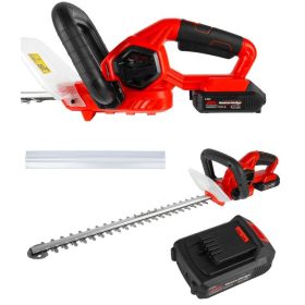   Akumulátorové nožnice na živý plot 20V Li-Ion 2Ah batéria, 580 mm čepeľ, brzda Quick Stop