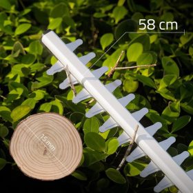   Akumulátorové nožnice na živý plot 20V Li-Ion 2Ah batéria, 580 mm čepeľ, brzda Quick Stop