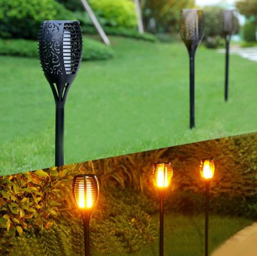 XXL 96 led plameň imitujúci solárne solárne veľké úspory energie LED svetlo