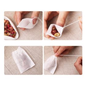 Plniteľné čajové vrecúška 100 ks, 6x8 cm