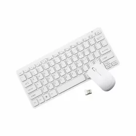   Bezdrôtová klávesnica a myš 2,4 GHz USB, ultrakompaktná, multimediálna