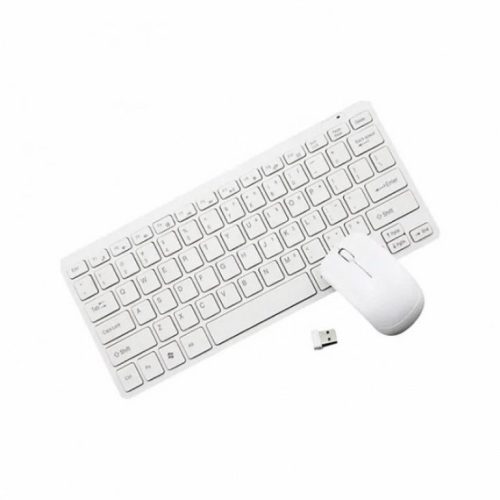 Bezdrôtová klávesnica a myš 2,4 GHz USB, ultrakompaktná, multimediálna