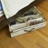 12 priehradiek skladacieho boxu na topánky s priehľadným vekom, šetrí miesto