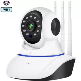 Otočná WiFi IP kamera 3 antény Wifi IP kamera