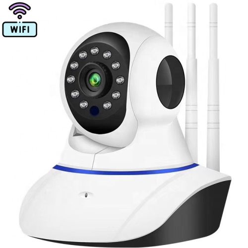 Otočná WiFi IP kamera 3 antény Wifi IP kamera