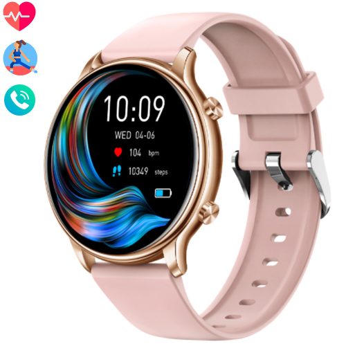 Smartwatch pink - hodinky podporujúce životný štýl