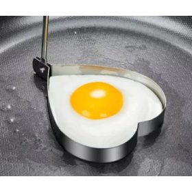   Formy na vyprážanie vajec z nehrdzavejúcej ocele (sada 5 kusov)