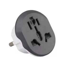   Cestovný adaptér konvertor 220V (cestovný adaptér) čierno-biely