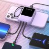 Power banka Digital Display 8000 mAh 3 v 1 Type-C, lightning, micro USB
