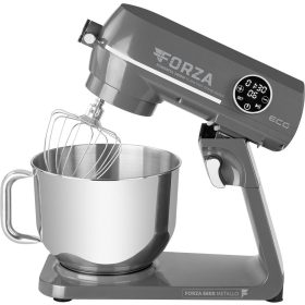   Kuchynský robot FORZA Premium, 6,5 l mixovacia nádoba s mlynčekom na mäso a strúhadlom